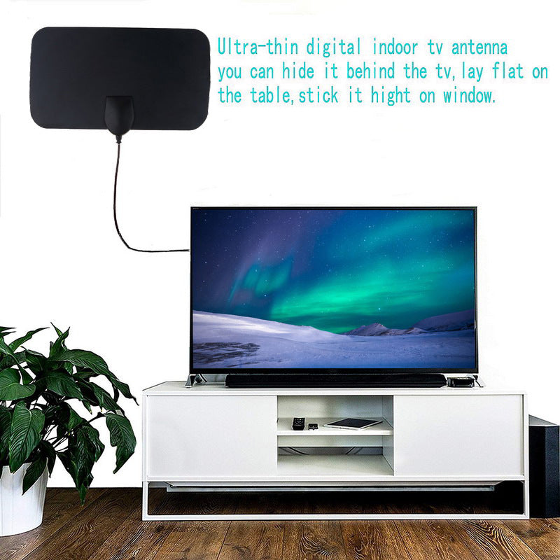 European And American Digital TV Indoor Antenna Ground Wave Mini HDTV Antenna