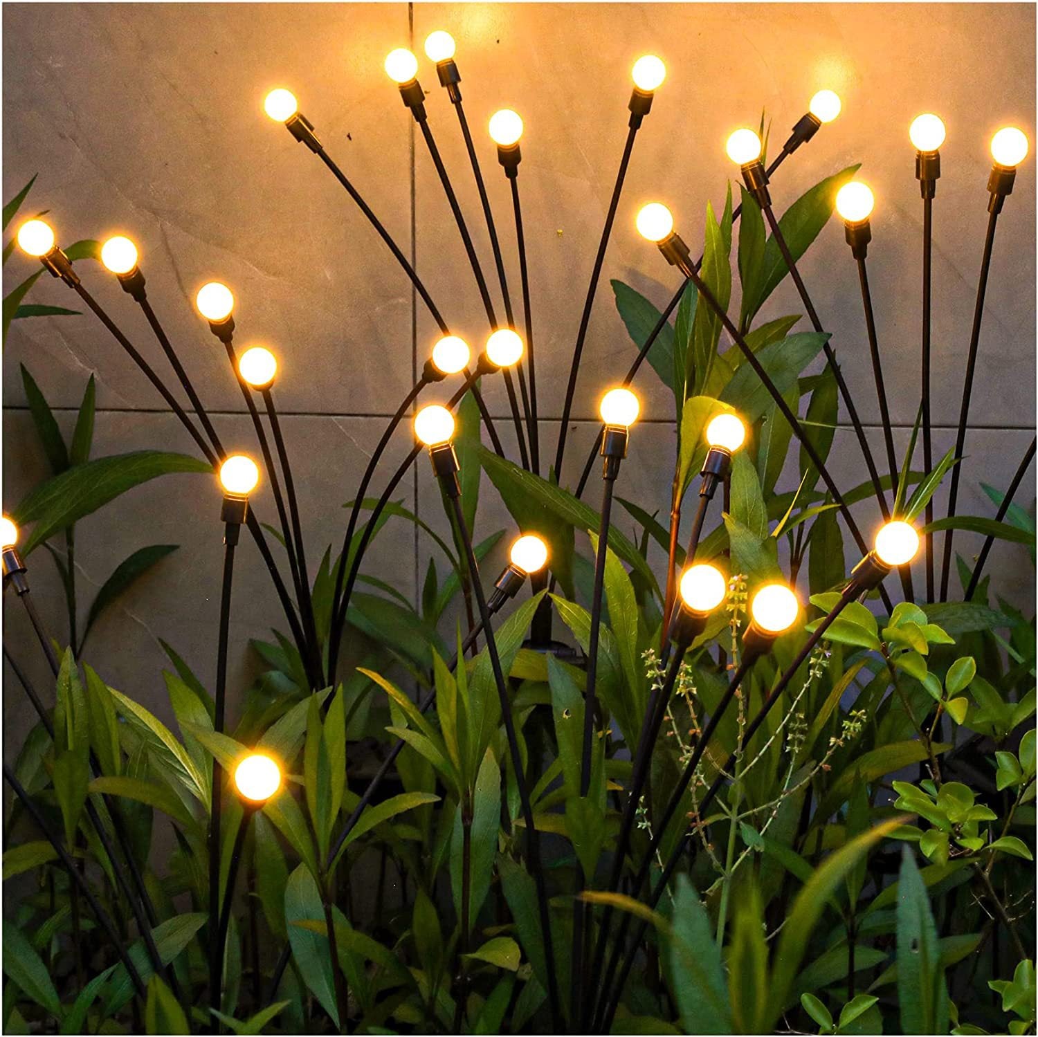 LED Pneumatic Firefly Ground Plug-in Lamp Garden dealsniper-net