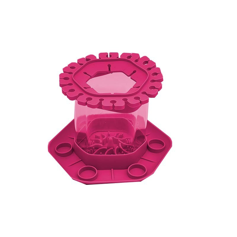 Brush Cleaning Device Hexagonal Children Graffiti Paint Tool Kids DealSniper.net Rose