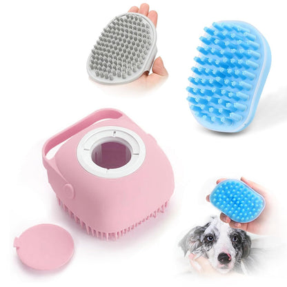 Pet Grooming Brush With Soap Dispenser Pets dealsniper-net