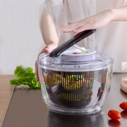 Useful Vegetables Fruits Dryer Salad Spinner Fruit Wash Clean Basket