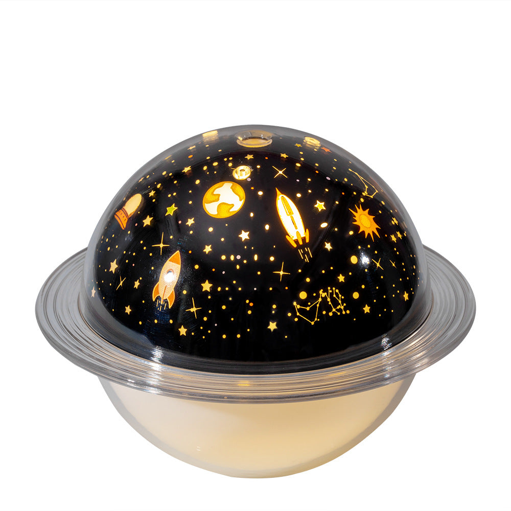 New Projection Lamp Humidifier Bedroom Desktop Humidifier House Gym From House Starry sky USB