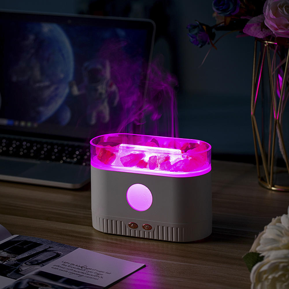 Humidifier Flame Salt Stone Aromatherapy Machine House dealsniper-net