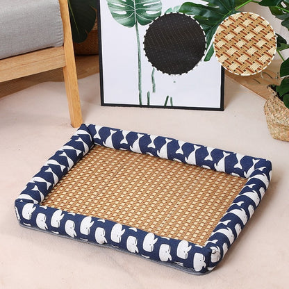 Pet Mat Nest Summer Linen High Temperature Summer Dog