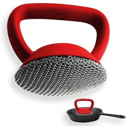 Cast Iron Scrubber 316 Stainless Steel Cast Iron Scrubber Kitchen DealSniper.net