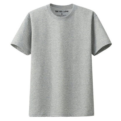 High-quality Pure Cotton Men's Loose Crew Neck Printed Men Gym From House Gray L