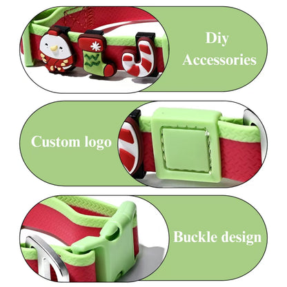 The New Dual-Color Embossed Pet Leash Set Pets dealsniper-net