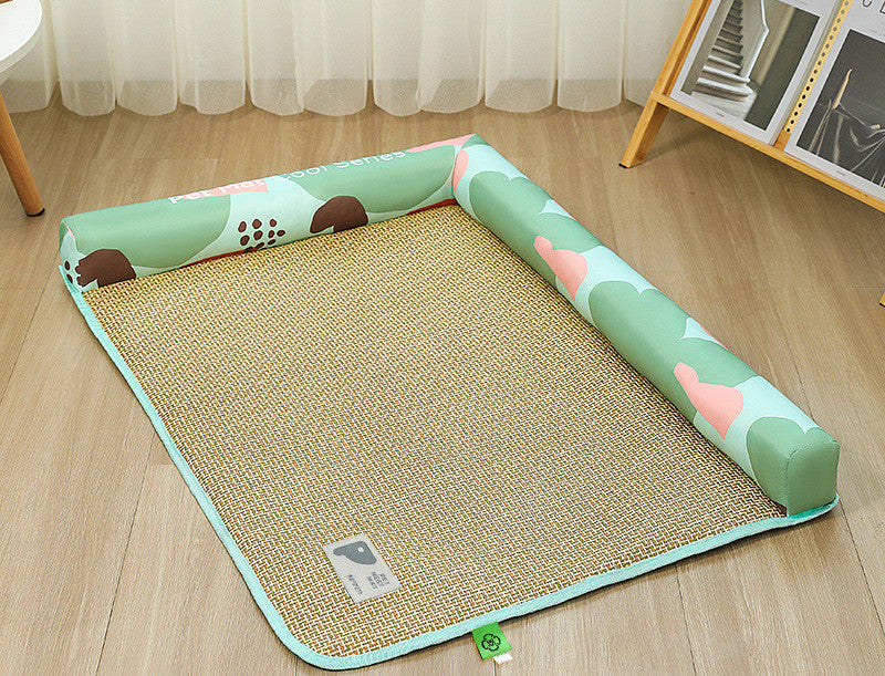 Pet Mat Ice Rattan Weaving