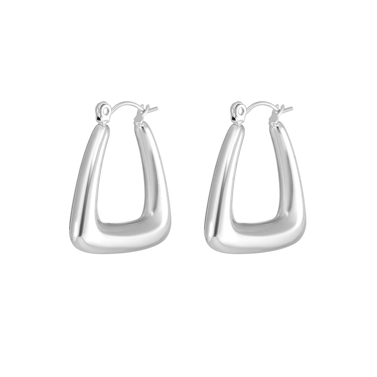 Fashion Wild U-shaped Hollow Earrings Cold Wind Simple Earrings Jewelry dealsniper-net