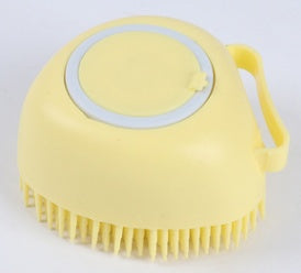 Pet Products Amazon Hot Silicone Dog Bath Brush Pets Gym From House Yellow