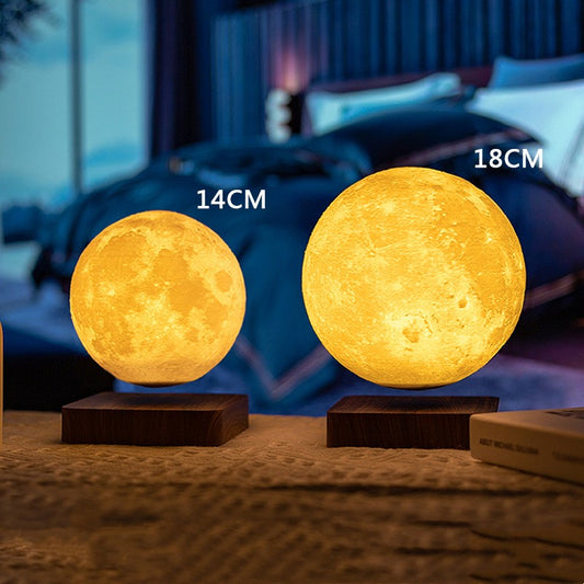 Magnetic Levitation 3D Printing Lunar Lamp Decoration Home Decor Gym From House