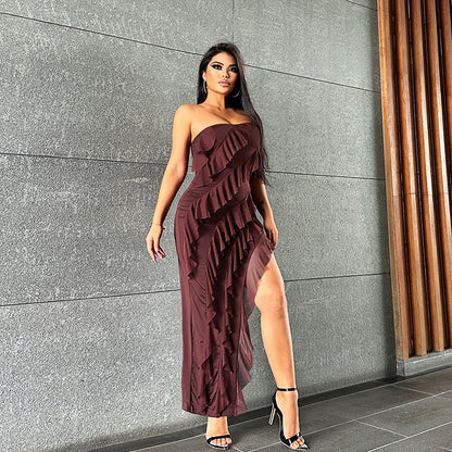 Summer Trend Skinny Women's Fashion Tube Top Backless Women Gym From House