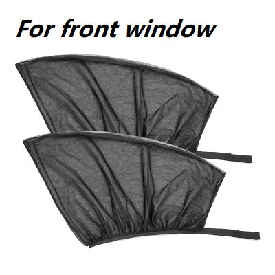 Car Front&Rear Side Curtain Sun Visor Shade Mesh Cover Insulation Vehicle dealsniper-net 2pc Front window