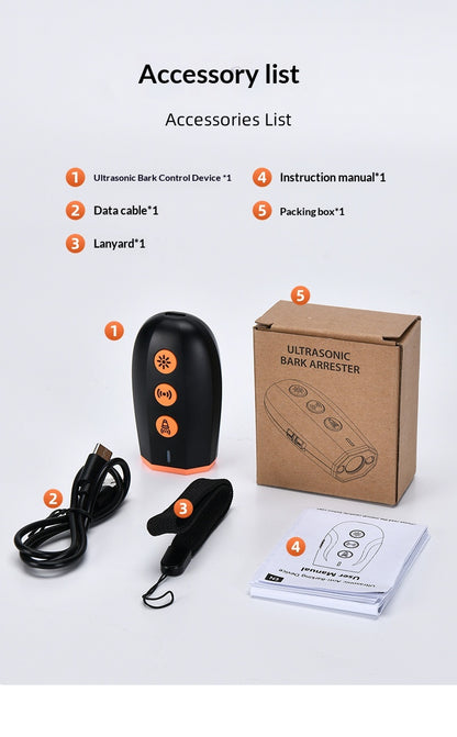 Portable Handheld Ultrasonic Dog Repeller Pets DealSniper.net