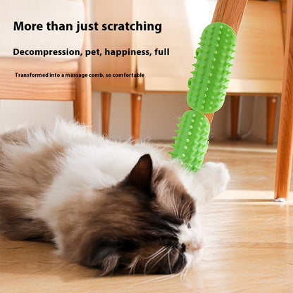 Pets Cat Hair Removal Massage Comb Cats Scratching Pets Gym From House