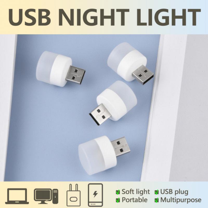 USB Plug Lamp Computer Mobile Power Charging Lamps