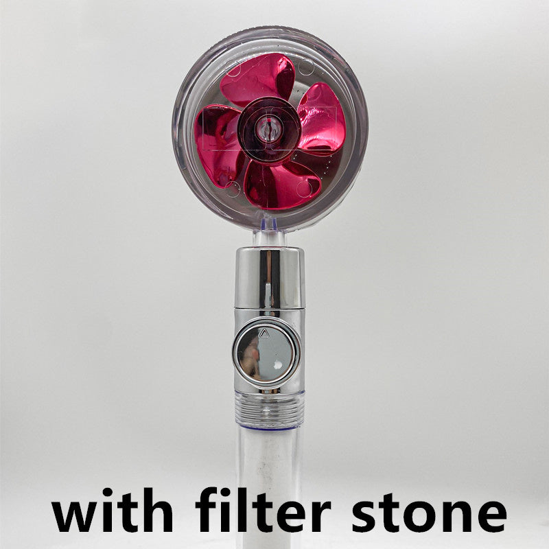 Shower Head Water Saving Flow 360 Degrees Rotating