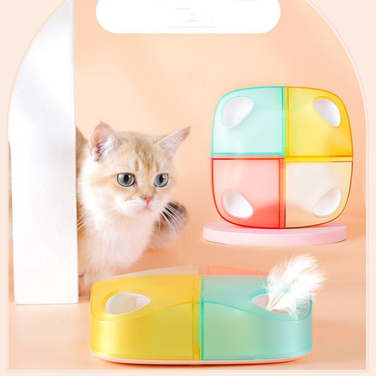 Automatic Teasing Cat Feather Electric Rechargeable Pets Toy Pet Products Pets dealsniper-net