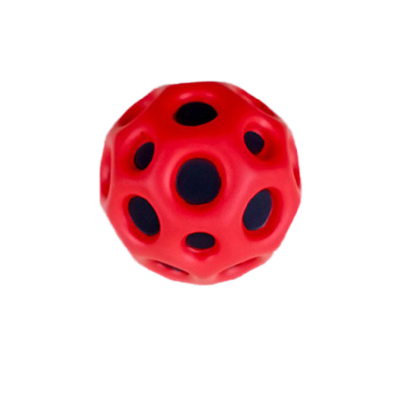 Cross-border Product Holed Balls Foam Solid Elastic Ball Kids Gym From House Red About 55g