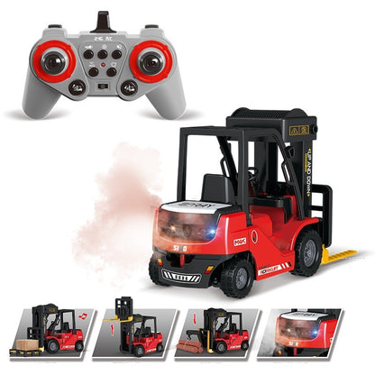Remote Control Forklift Light Car Children's Toy Model Kids DealSniper.net Alloy 1 Set Of Batteries