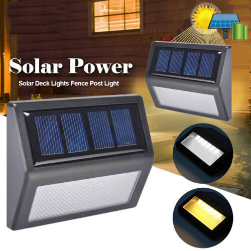 Solar Railing Lamp Outdoor Courtyard 6LED Outdoor dealsniper-net