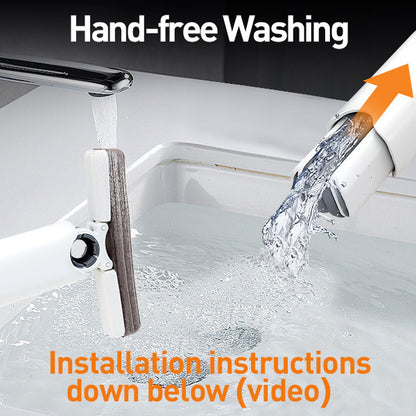Mini Mop Portable Self-Squeeze Short Mop Hand Wash-Free Kitchen DealSniper.net