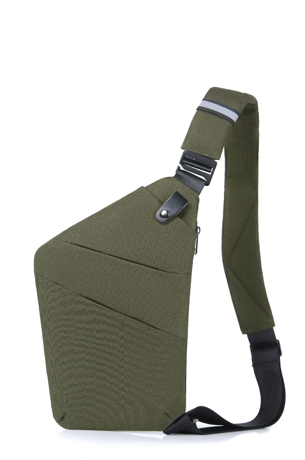 Men's Fashion Casual Travel Sling Crossbody Bag Men DealSniper.net Army Green
