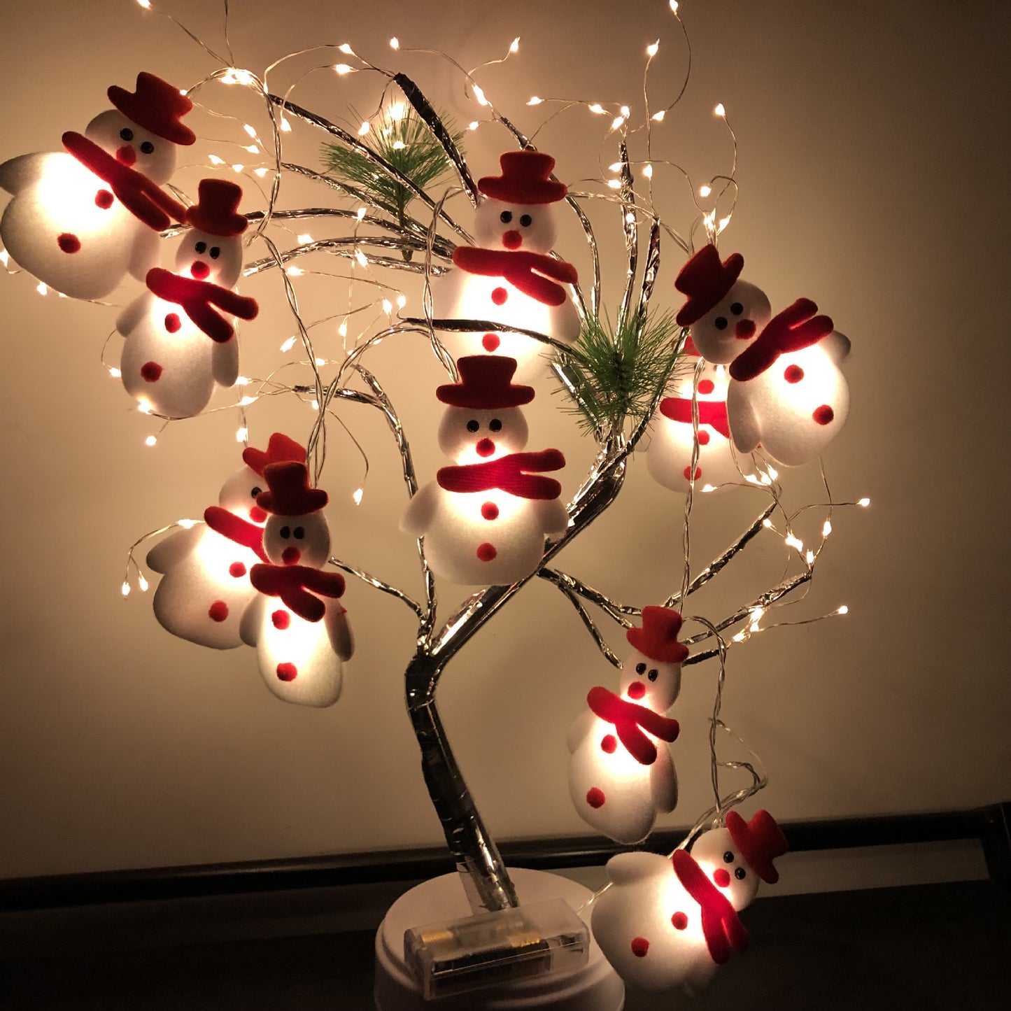 Christmas Decoration Snowman LED String Lights Garland Holidays DealSniper.net