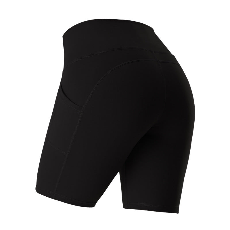 High Waist Fitness Gym Workout Leggings With Pockets Women Gym From House Black L