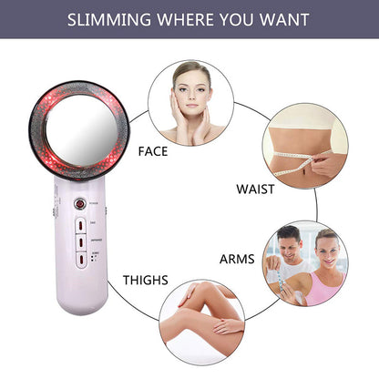 3 in 1 Body Slimming Ultrasound Cavitation Infrared Fat Burner Galvanic Infrared Ultrasonic Therapy