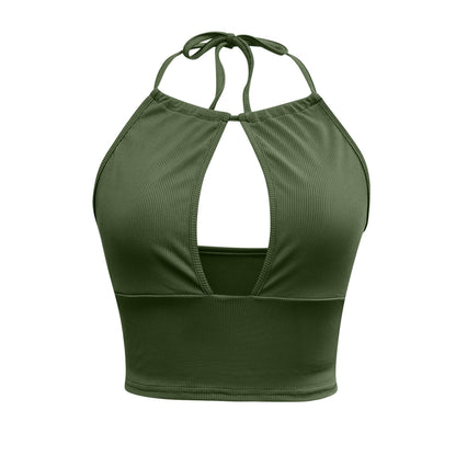 Camisole Halter Vest Women Summer Sexy Hollow Tops Women dealsniper-net