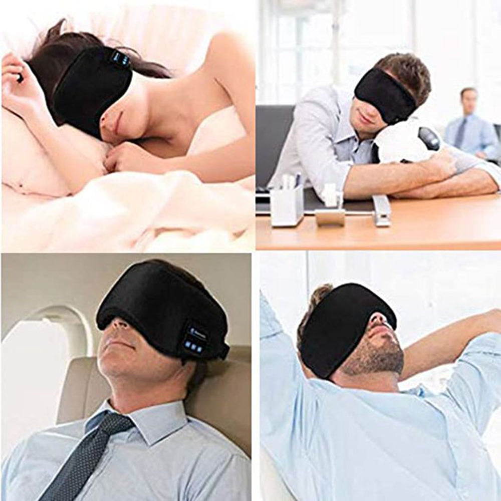 Wireless Bluetooth 5.0 Earphones Sleeping Eye Mask Travel dealsniper-net