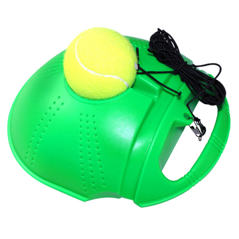 Senior Single Tennis Training Base And Tennis Ball Seat Outdoor DealSniper.net Green
