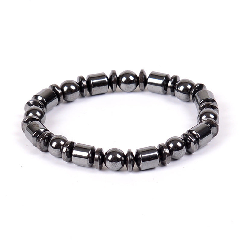 Weight Loss Magnet Bracelets For Women Men Pentagram Stone Jewelry DealSniper.net black