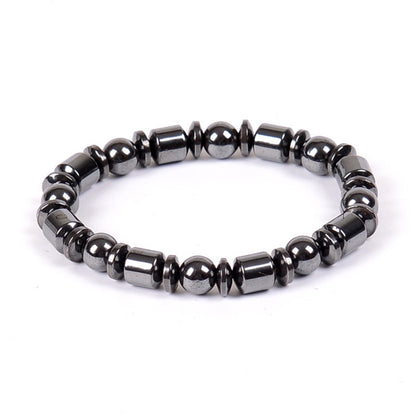 Weight Loss Magnet Bracelets For Women Men Pentagram Stone Jewelry DealSniper.net black