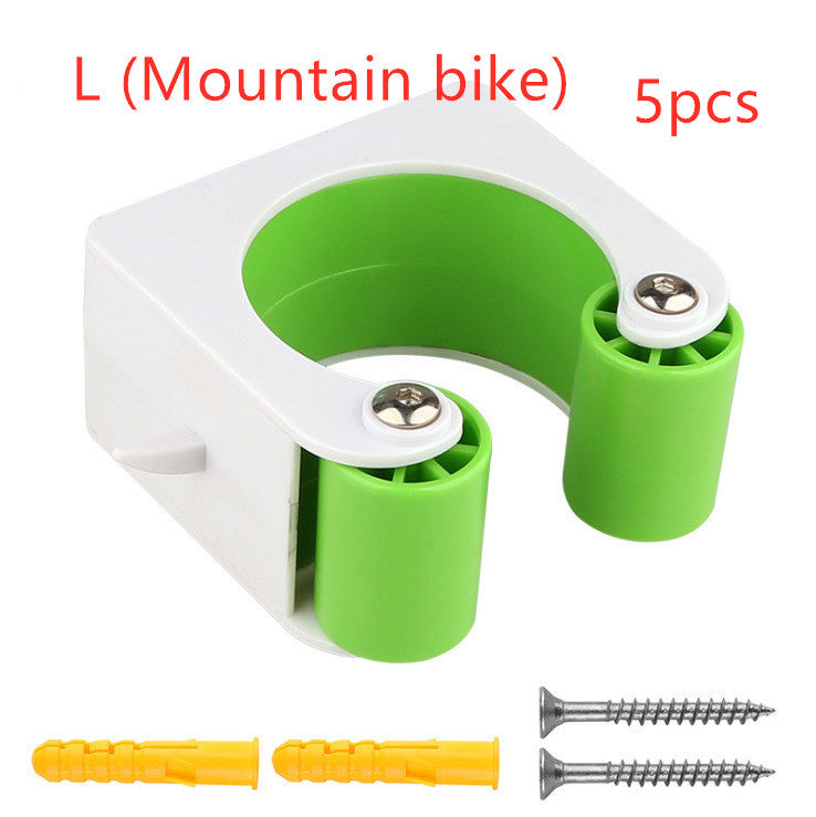 Creative Parking Rack Bicycle Parking Buckle Outdoor dealsniper-net Green Mountain bike 5pcs