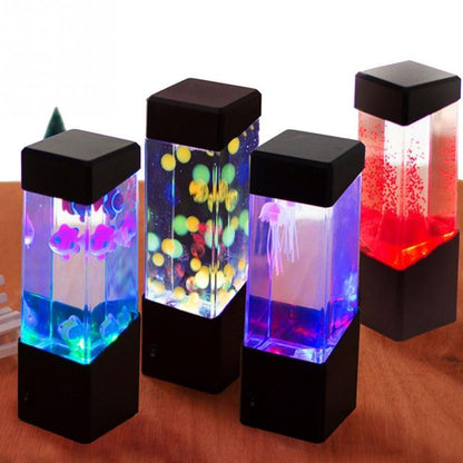 Colorful LED jellyfish night light Home Decor dealsniper-net