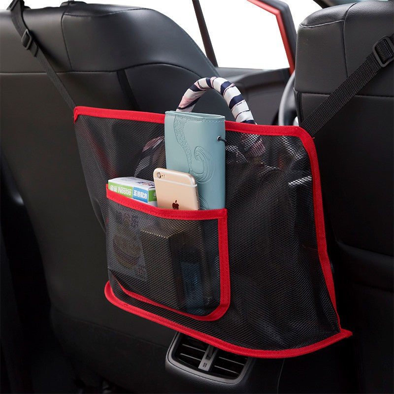 Car Net Pocket Handbag Holder Car Seat Storage Vehicle dealsniper-net Red Advanced