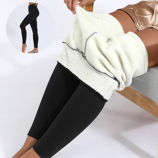 Winter Leggings Warm Thick High Stretch Lamb Women dealsniper-net