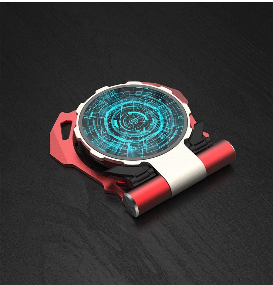 Iron Man Metal QI Wireless Charger Stand Desktop Mobile Phone Charger Electronics DealSniper.net