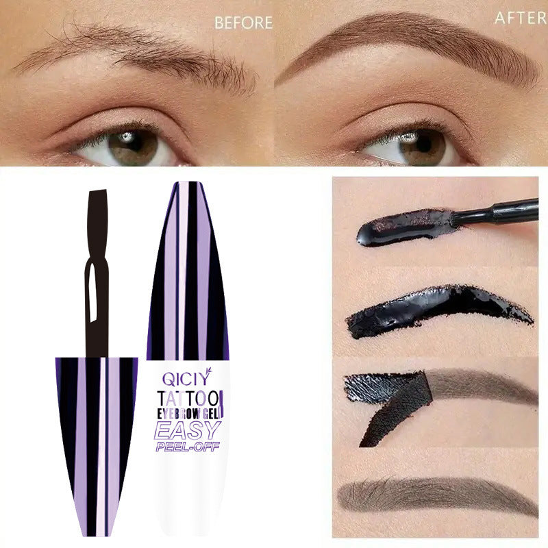 Tattoo Easy Peel Off Eyebrow Gel Cream Types Long-Lasting Beauty Gym From House