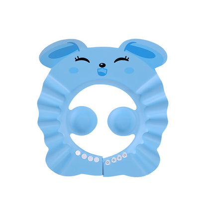 Baby Waterproof Ear Protection Shower Hat Kids DealSniper.net Blue Rabbit Shower Cap