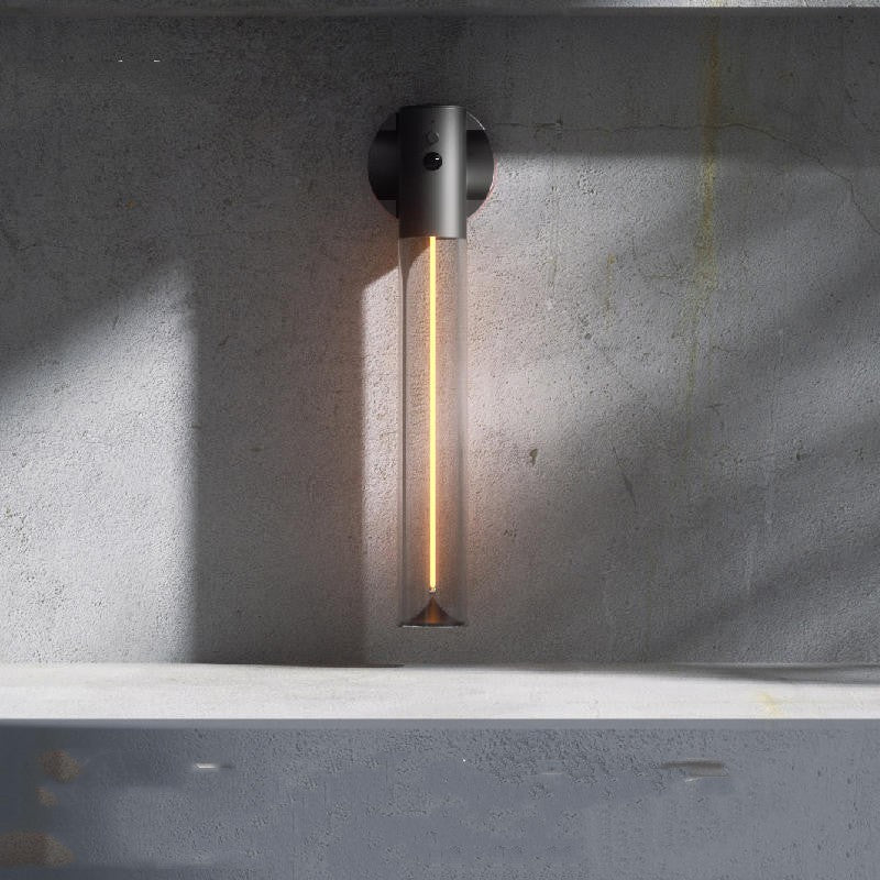 Human Body Sensing Wardrobe Cabinet Night Light Home Decor Gym From House Dark grey USB