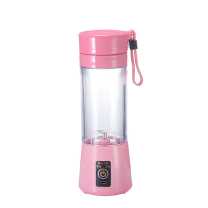 Portable Juicer Multifunctional Juicer Kitchen Gym From House Pink USB 2leaves