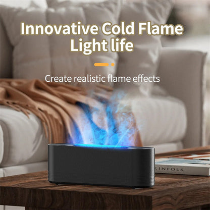 Flame Air Humidifier Ultrasonic 7 Colors Aroma Diffuser