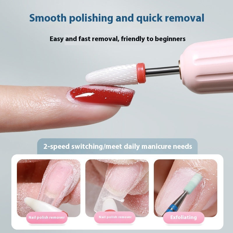 Two-in-one Grinding Pen Manicure Handheld Portable UV Lamp Beauty dealsniper-net