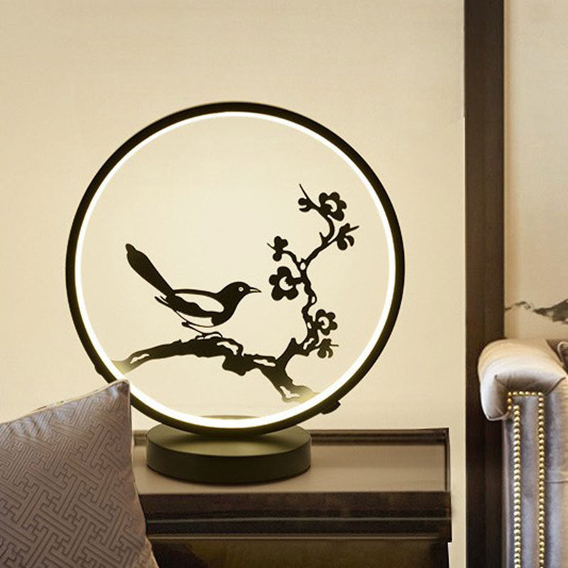 Modern Table Lamp 3D LED Desk Lamp Study Lamp USB Home Decor DealSniper.net Little bird USB warm