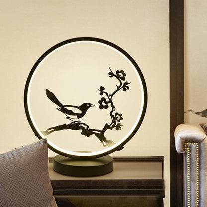 Modern Table Lamp 3D LED Desk Lamp Study Lamp USB Home Decor DealSniper.net Little bird USB warm