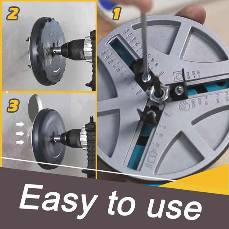 Adjustable Punching Saw Adjustable Cutting Diameter  Easy And Fast