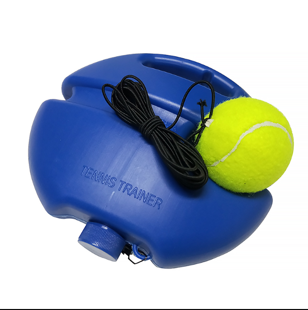 Senior Single Tennis Training Base And Tennis Ball Seat Outdoor DealSniper.net Blue